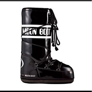 ISO: Black Vinyl Moon Boot